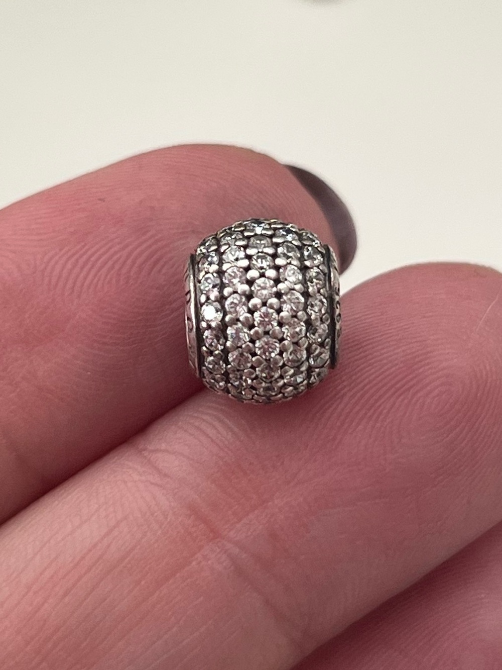 Pandora Pavé Lights with Clear Cubic Zirconias Charm, 925